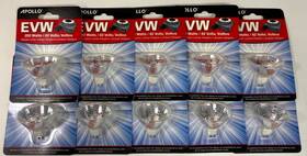 Apollo 718575142109 Lot Of 10 New Sealed Evw 250watts 82volt Halogen Lamp Projector Bulbs