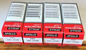 Apollo 718575303500 Projection Lamp Bulb Fnt 24v 275w - Lot Of 4 Nib H34