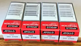 Apollo 718575303500 Projection Lamp Bulb Fnt 24v 275w - Lot Of 4 Nib H34