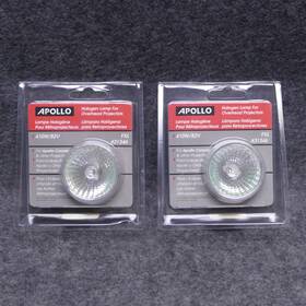 Apollo Fxl-31346 2 Halogen Overhead Projector Lamp Bulbs Fxl 31346 410w / 82v New