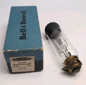 Bell And Howell 08120 Vintage Projection Lamp 1000 W 120v Large Ring No. Nos
