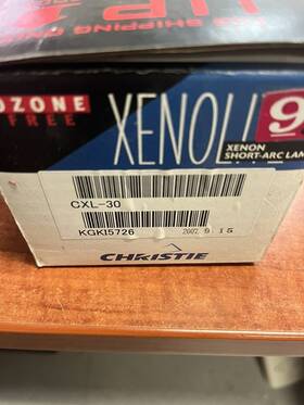Christie Cxl-30r Xenon Short Arc Lamp Cxl 30r Ozone Free