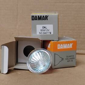 Damar 04317b Enl 50w 12v 5.3 Mr-16 - Quartz Halogen Audio Visual Production Bulbs
