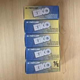 300w Eiko 031293021205 Lot Of 5 Av/photo Lamp Elh 120v Projector Bulb