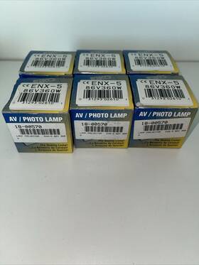 Eiko 031293026101 Photo Lamp Enx 5 86 Volt 360 W Lot Of 6 Nos
