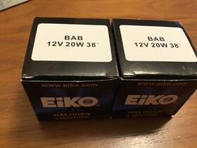 Eiko 031293150301 12v 20w Mr16 Bab Projection Lamps - Lot Of 2