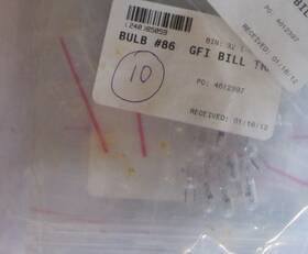 Eiko 85059 Gfi Bulb # 86
