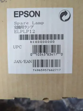 Elplp12 Epson Spare Lamp With Housing New In Box Msrp 550