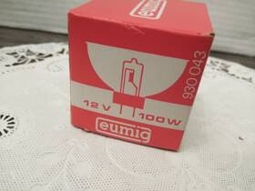 Eumig 930-043 Vtg. 1 12v 100w Halogen Bulb Efp Projector Lamp #930 043 N.o.s