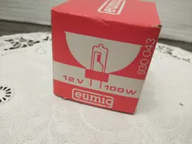 930-043 Eumig Vtg. 1 12v 100w Halogen Bulb Efp Projector Lamp #930 043 N.o.s
