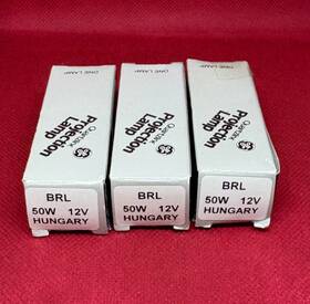 Ge 004102182344 Lighting Brl 50w 12v Stage / Studio Bulb Projection Lamp - 3 Pack New
