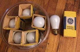 Ge 01970 Lot Of 6 Ph/140 75 Watt 120v Photoflood Photo Projection Light Bulbs