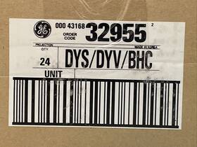 Ge 043168993005 Set/lot Of 24 Quartzline Projection/projector Light/lamp 32955 Dys/dyv/bhd
