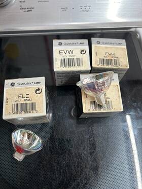 Ge 043168993227 New 4-pack Lot Quartzline Evw Elc Projection Lamp Projector Bulb 82v 250w