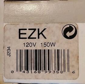 Ge 043168993586 2 Ge-ezk -150w 120v A/v Projector Bulbs