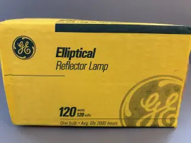 120er39 Ge Elliptical Reflector Er Lamp 120w 120v 2000hr Frosted Bulb New In Box 1 Pack