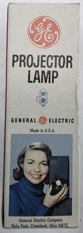 500w Ge 1322 Projector Lamp Model Cza/czb 120v Slide Or Movie Projectors Nib Nos