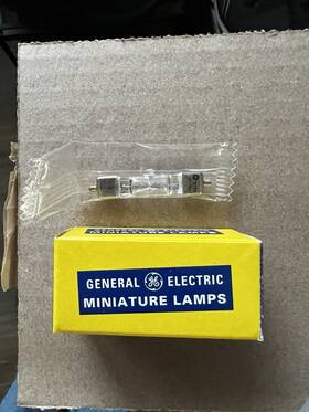 Ge 1970x Halogen Lamp Bulb 100w 28v