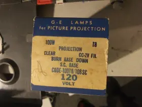 29257g Ge 29257 Cdd 100w T8 120v Photo Projection Light Bulb Studio Lamp Projector New
