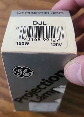 Ge 29338 Djl Projection Lamp Bulb 120v 150 For Bell And Howell 456 Projector #29338
