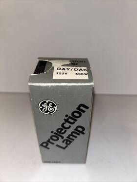 Ge 29695 Day Dak Photo Projection Bulb Studio Lamp Projector 120v 500w T10 G17q New
