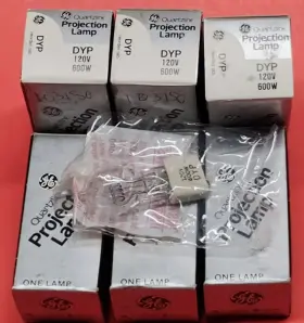 32071 Ge 6 Dyp Projector Lamp 600w 120v Photo Projection Studio Bulb G7 New 6pcs
