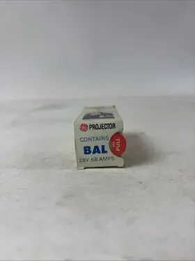 39067 Ge Vintage Nos Projector Bal 28v 68 Amps