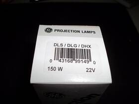 Ge 4316899149 Dls / Dlg Dhx 150w 22v Projection Lamp