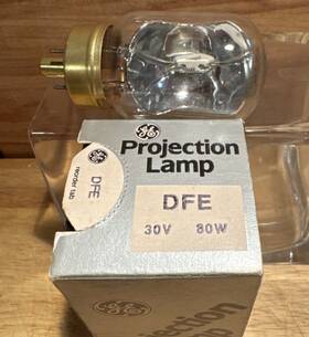 Ge 75043 Dfe Photo Projection Light Bulb 80w 30v Lamp Projector Unused Nos Vintage