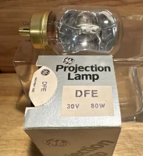 75043 Ge Dfe Photo Projection Light Bulb 80w 30v Lamp Projector Unused Nos Vintage