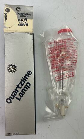 Ge Dxw-120v Vtg Quartzline Lamp Replacement Bulb Dxw 120v 1000w - New Old Store Stock