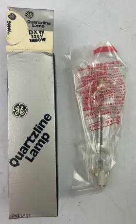 Dxw-120v Ge Vtg Quartzline Lamp Replacement Bulb Dxw 120v 1000w - New Old Store Stock