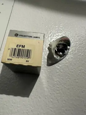 Hmr16 Ge Hmr16/abt Efm Projector Projection Lamp Light Bulb 8v 50w G.e. Brand Medical Dental