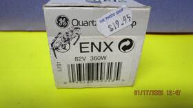 Ge K171 Projector Lamp Quartzine Enx 82v 360w New Old Stock