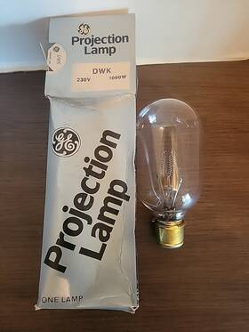 Ge Or Sylvania 29953 Dwk 1000w 230v Photo Projection Light Bulb Studio Lamp Projector Ansi Coded New