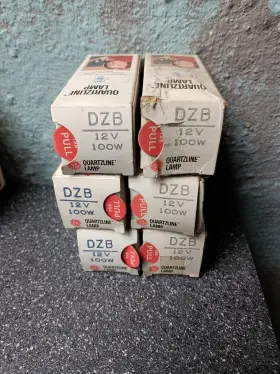37186 Ge Or Sylvania Lot Of 6 Dzb Photo Projection Light Bulbs Studio Lamp Projector New