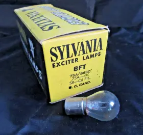 T5scp-4v Ge Ph/75a/t5scp-4v Bft 4v .75a Sound Reproducer Exciter Lamp For Projector. Sylvania Box Of 10 New