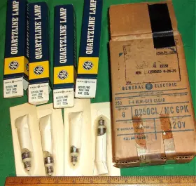 4-24-1979 Ge Q250cl/mc 4 General Electric Q250mc/mc Eht 250w 120v Lamps Nos