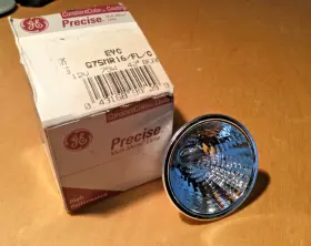 Q75mr16 Ge Q75mr16/fl Precise Eyc Q75mr16/fl/c 75w 12v 42 Degree Lamp Bulb New Old Stock