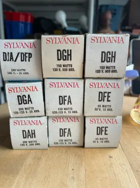 29560 Ge Sylvania Norelco Photo Projection Light Bulbs Studio Lamp Projector Westinghouse New