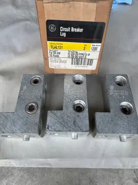 Tcal121 Ge Set Of 3 Lug Kit 1200a Or Less New In Box With Free Shipping