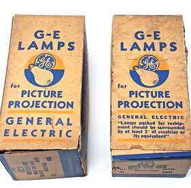 General Electric Cc-2v Projection Lamp T8 100w 120v Lot Of 2 Bulbs Read