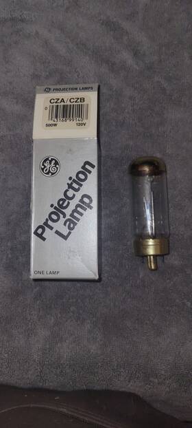 General Electric Ge 043168991407 Cza / Czb Photo Projection Lamp Bulb Studio Projector 120v 500w T10