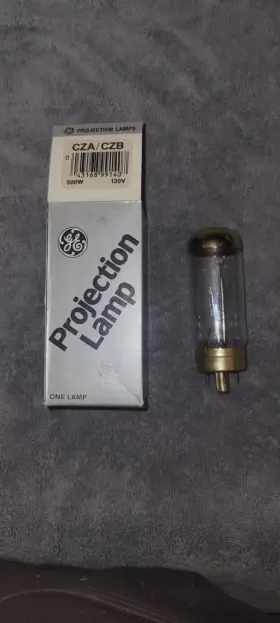 500w General Electric Ge 043168991407 Cza / Czb Photo Projection Lamp Bulb Studio Projector 120v T10