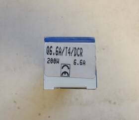 General Electric Q6.6a/t4/dcr P/n Quartzline Lamp 200w 6.6a