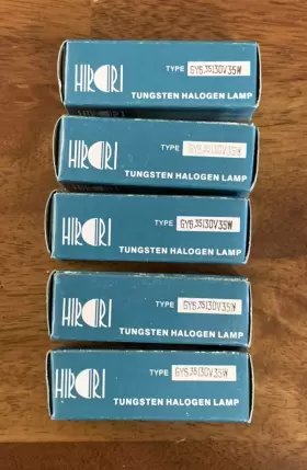 Gy6.35130v35w Hirori Gys.35130v35w 5 Tungsten Halogen Lamps Type