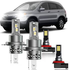 Huokeds B0f4jygsj9 For Honda Crv 2007-2014 Fog Lights Bulbs Combo 4pcs Super Bright White