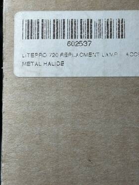 Litepro 602537 Lp720/lp730 Replacement Lamp Metal Halide #602537