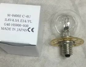 Hs900-930 Optech Haag-streit 6v4.5a M-04002 Eiko 41318 Slit Lamp Bulb Made In Japan