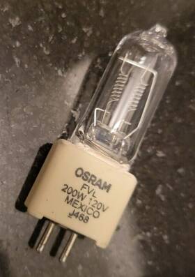 Osram 046135544590 54459 - Bulb For Sylvania 200/120/t4 Mole 200w 120v Gx5.3